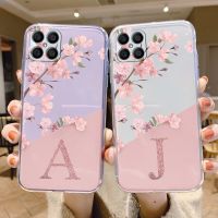 Cute Letter Case For Honor X8 4G 5G Coque X6 Phone Cover Soft Slim Flowers Alphabet Transparent Funda For Huawei Honor X8 Bags Phone Cases