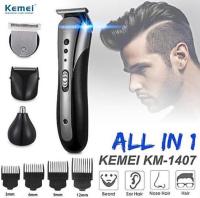 Kemei จัดส่งฟรีมืออาชีพ clipper ผมไฟฟ้าตัดแต่งทรงผมตัดแบบชาร์จไฟฟ้าจมูก &amp; ผม &amp; เครา T rimmer