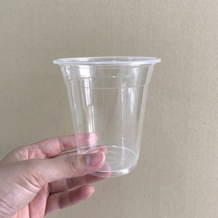 แก้วppอ่อน-แก้วพลาสติก-12-ออนซ์-ปาก-95-มิล-แก้วพลาสติกppอ่อน-100ใบ