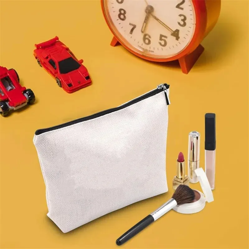 Women Wristlets Cosmetic Sublimation Blank Makeup Bag with Zipper Storage  Bags