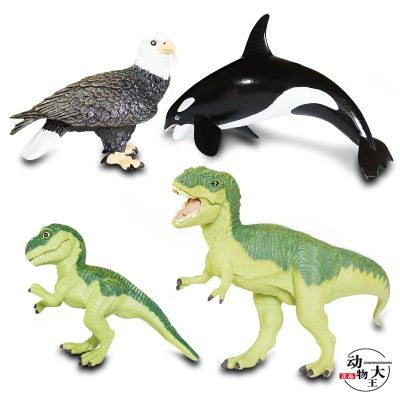 American safari simulation animal dinosaur childrens plastic toy model dinosaur white-headed sea eagle toy ornaments