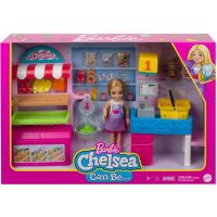 สินค้าขายดี!!! ของเล่น ตุ๊กตา บาร์บี้ Barbie Chelsea Can Be Blonde Chelsea Doll &amp; Snack Stand Playset ของแท้ ของเล่น โมเดล โมเดลรถ ของเล่น ของขวัญ ของสะสม รถ หุ่นยนต์ ตุ๊กตา โมเดลนักฟุตบอล ฟิกเกอร์ Model