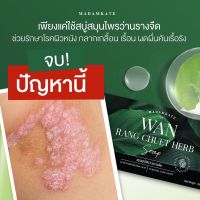 พร้อมส่ง - สบู่ว่านรางจืด สบู่สมุนไพร ขนาด100กรัม 3 ก้อน