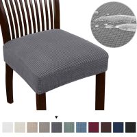 【lz】▩☬  Impermeável Stretch Chair Seat Cover Spandex Elástico Capas para cadeiras de sala de jantar Casa Simples