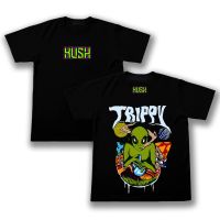 เสื้อผ้า เสื้อยืด Trippy KUSH สำหรับผู้ชายและผู้หญิง ใส่แล้วหล่อ ใส่สบาย