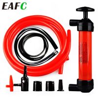 1pc Portable Manual Oil Pump Hand Siphon Tube Car Hose Liquid Gas Transfer Sucker Suction High Quality Inflatable Pump Shoe Care