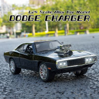 ขนาด1:24รถโลหะผสมที่ชาร์จ Dodge โมเดลไฟเสียงรถ Diecast รถของสะสมคนรักวันเกิดสำหรับเด็กของเล่นของขวัญโลหะเด็กผู้ชาย