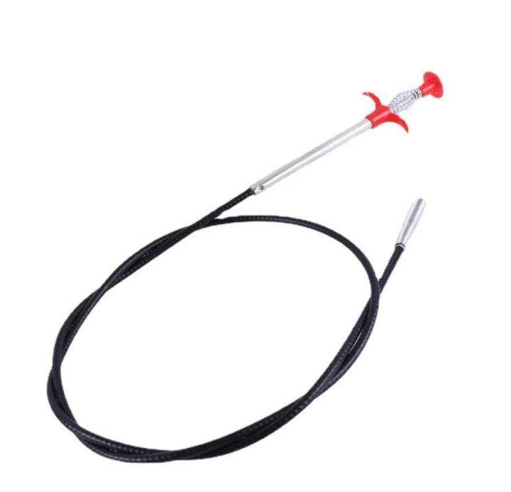 Black Toilet Auger, Toilet Auger Snake with Drop Head to Clear Clogged