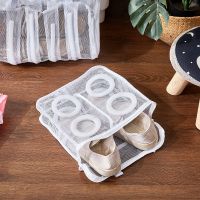 ♞✽ Washing Machine Shoes Bag Travel Shoe Storage bags Portable Mesh Laundry bag Anti-deformation Protective Clothes organizer