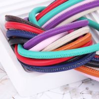 3/4/5/6Mm 2Meter Kulit Domba Warna-warni Tali Kulit Temuan Tali Tali Tali Kulit untuk DIY Membuat Gelang Kalung