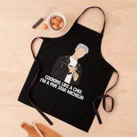 Felix gods menu white cooking like a chef stray kids top Apron Kitchen Aprons For Men Kitchen Special Accessories Aprons