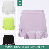 ฤดูร้อนสุภาพสตรีเกาหลี Slim Golf กระโปรงเอวสูง Breathable Skort ผู้หญิง Anti-Light กีฬา Culottes กลางแจ้งเสื้อผ้า S-XXL