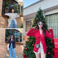 MERRY  SHIRT ??❤️เสื้อเเขนยาวพร้อมส่ง สีตามหาเลยค่า