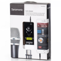 ?[รวม VAT ] Saramonic SmartRig II อินเตอร์เฟรท สายสำหรับเชื่อมต่อเข้ากับไมค์โครโฟนอัดเสียง สำหรับกีต้าร์ ได้ทั้ง Iphone / Ipad ใช้งานเหมือน irig