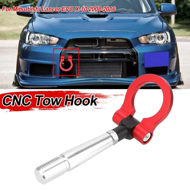 Car Tow Hook Ring Racing Towing Bar Hooks Front Rear Pumper Mounting