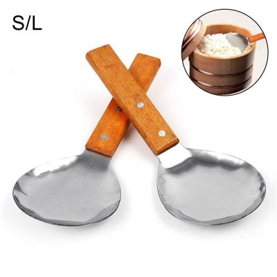 ۞☒◑ Kitchen Large Capacity Stainless Steel Food Serving Rice Spoon Soup Scoop Tableware Utensil Kitchen Accessories Cooking Utensils
