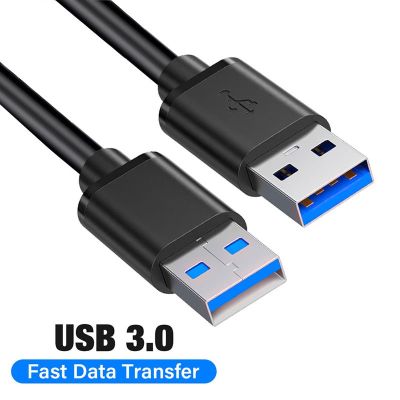 Kabel ekstensi USB ke USB kabel ekstensi USB Tipe A Male ke Male USB 3.0 Extender untuk Radiator Hard Disk TV Box ekstensi kabel USB 0.5M 1M 3M 5M