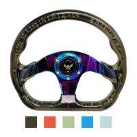 Universal D Shaped 13 inch 330mm Vehicle Steering Wheel Race Style for Race Car Modification Drifting Steering Wheel Furniture Protectors  Replacement