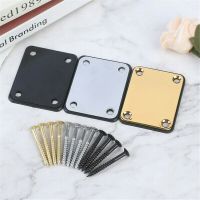 【cw】 Electric Neck Plate Joint Board With 4 Screws Musical Instrument GoldSilverBlack Accessories