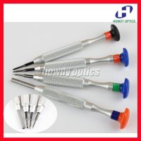 4pcs Eyeglasses Screwdriver Set Glasses Watches Repair Replaceable Blades