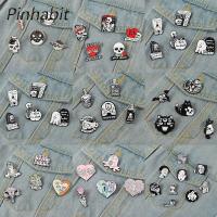 Pinhabit Punk Gothic Collection Enamel Pins Set เข็มกลัดแบบกำหนดเอง