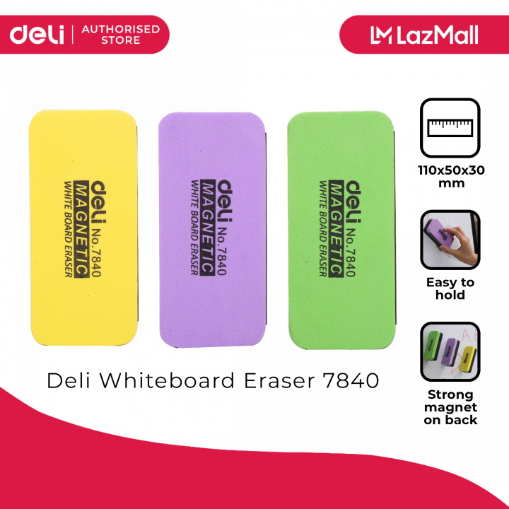 Deli Whiteboard Eraser 7840 75257840 Lazada PH