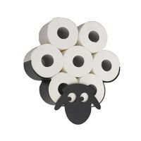 Funny Metal Animal Sheep Rack Toilet Paper Holders Decorative Racks Wall Mount Bracket Kitchen Bathroom Storage Shelf Organizer Toilet Roll Holders