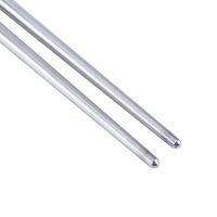 【ON SALE】ALLINIT 2 Pairs Chinese Fashion Anti-skip Stainless Steel Chopsticks Portable Reusable Chopstick Food Grade Material Screw thread Convenient and easy to clamp