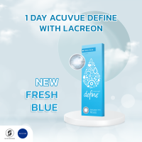 1 Day Acuvue Define - Fresh Collection *FRESH BLUE* Color Contact lens ( 1 box 10 pieces) คอนแทคเลนส์สีรายวัน สีใหม่ล่าสุด