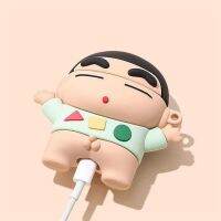 เคสป้องกันหูฟังบลูทูธลายการ์ตูนน่ารัก Sanrio Crayon Shin-Chan 1/2/3Pro กันตกดิจิตอลแบบพกพาได้