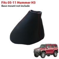 dfgvedvg Fits for Hummer H3 2005-2011 Automatic Leather Shifter Boot Shift Cover Black