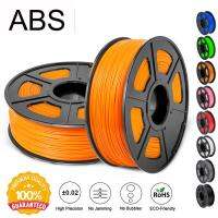 SUNLU ABS เครื่องพิมพ์3D เส้นใย1.75มม. 2.2LBS/1กก. พร้อมหลอดสีดำ ABS Filament