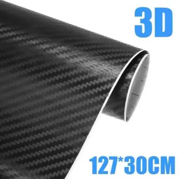 Car Orange Carbon Fiber Vinyl Wrap Sticker Interior Accessories Panel  50x12Inch