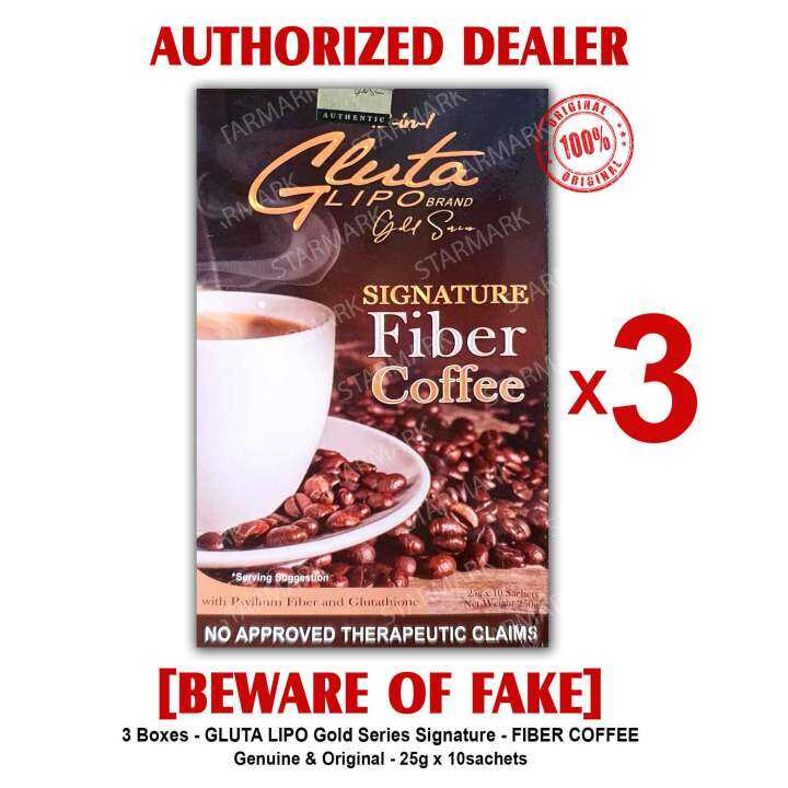 Glutalipo Gold Series Fiber Coffee Gluta Lipo Gold Series FIBER COFFEE ...