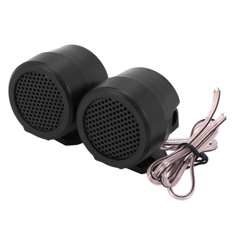Tweeter Speakers SODIAL 2 Pcs Pre-wired Dome Audio System Tweeter Speakers 500W for Auto Car R 