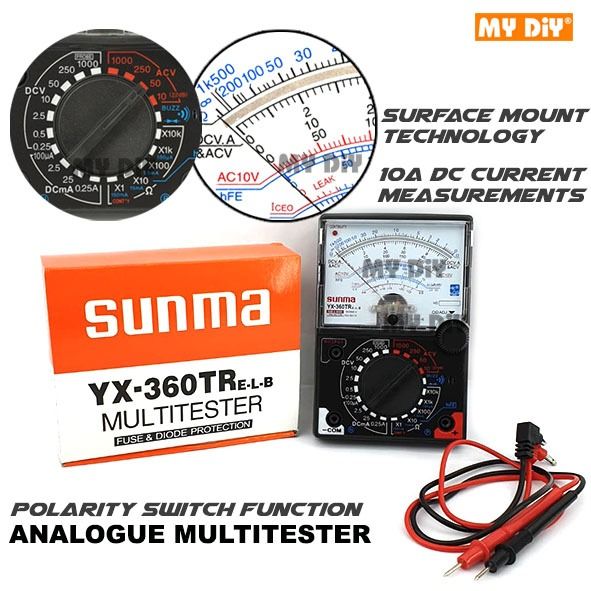 MYDIY Online2u - SUNMA YX-360TR Multitester Fuse Diode Protection