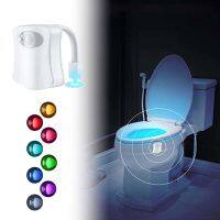 Night Light Pir Motion Sensor Lamp For Toilet Bowl LED Waterproof Smart Luminaria Lamps Backlights For Toilet Cabinet Lights Ceiling Lights