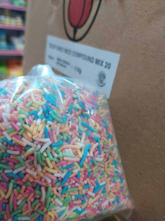 Tulip Meses Rainbow 250gr Mesis Coklat Warna Warni Topping Donat