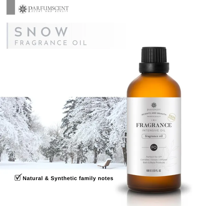 PARFUMSCENT หัวน้ำหอม กลิ่นหิมะ Snow fragrance oil FO7210 Lazada.co.th