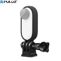 กรงกรอบกันกระแทกพลาสติก PULUZ พร้อมอะแดปเตอร์ฐานสามขาสำหรับ Insta360. GO 2 (สีดำ)