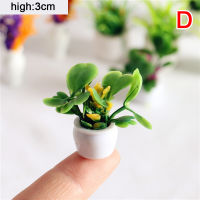 KCY 12สไตล์1:12 dollhouse MINI Plant POT เป็นมิตรกับสิ่งแวดล้อมเรซิ่น Home Decor accessoires