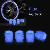 【LZ】 4/8/16 PCS Universal Fluorescent Car Tire Valve Cap Dustproof Waterproof for Auto Motorcycle Bicycle Glow In The Dark