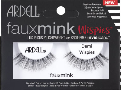 ของแท้! Ardell ขนตาสายฝอ FauxMink - Demi Wispies