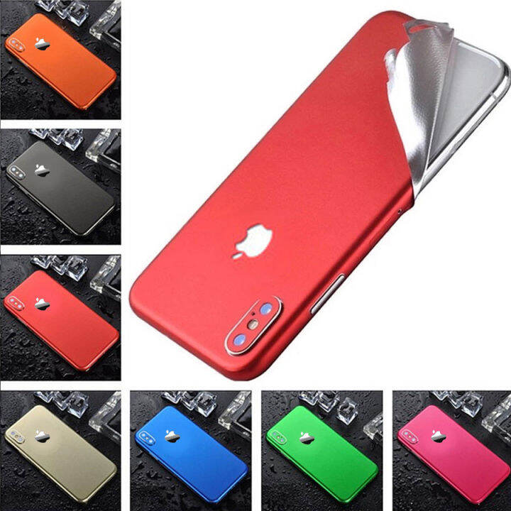 360 Degree Wrapped Edge Colorful Back Sticker Film for iPhone 15 Pro