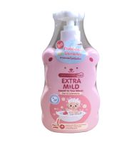 (1 ขวด) ศรีจันทร์เบบี้ สบู่เหลว อาบน้ำเด็กเอ็กซ์ตร้า มายด์ SRICHAND BABY Extra Mild Head to Toe Wash - Oat &amp; Calendula 400 ml.