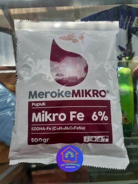 Cod Gram Pupuk Meroke Mikro Fe Micro Eddha Nutrisi Hidroponik Original Pabrik Lazada