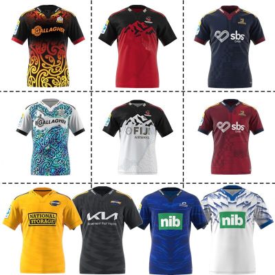 Rugby / Hurricanes [hot]2023 Home Jersey S-5XL Super / Crusaders / Blues Away Mens Highlanders / Chiefs /