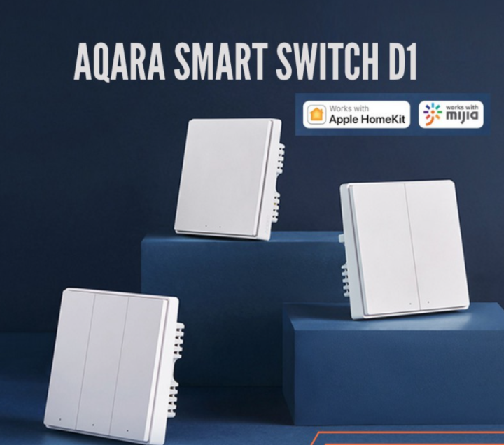 Aqara Wall Switch D1 Single Rocker 1gang No Neutral Smart Zigbee Home