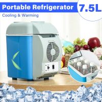 7.5L 12V Mini Car Fridge Refrigerator Cooler Portable Mini Car Fridge Cooler and Warmer for Camping Travel