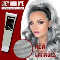 【CW】 100ml Smoky Hair Dye Color Gray Punk Grandma Styling Coloring TSLM1